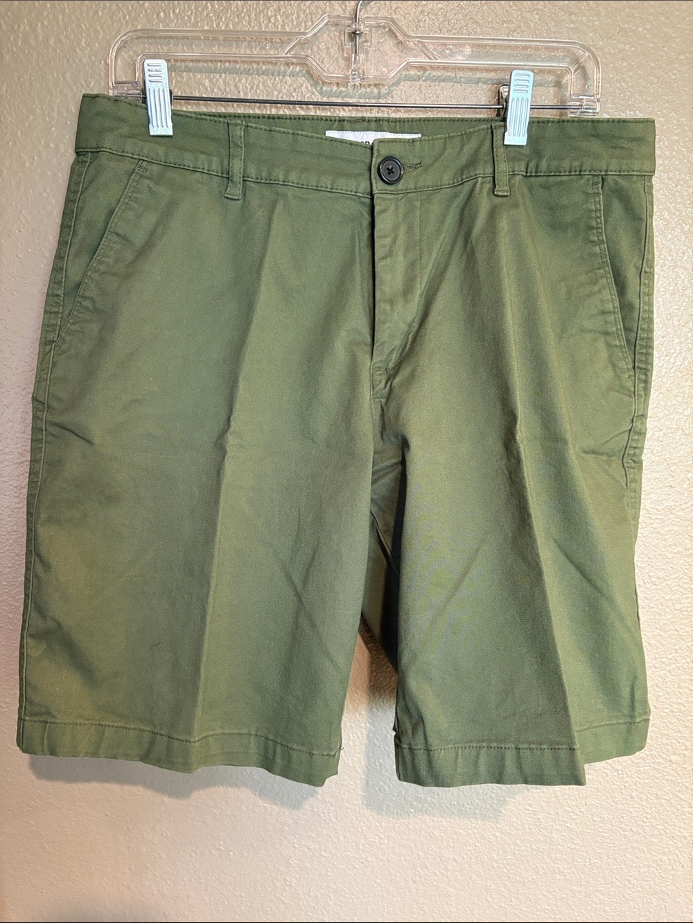 Women’s Olive Green Chino Shorts - Classic Casual